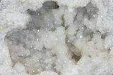Keokuk Quartz Geode with Calcite - Missouri #144774-2